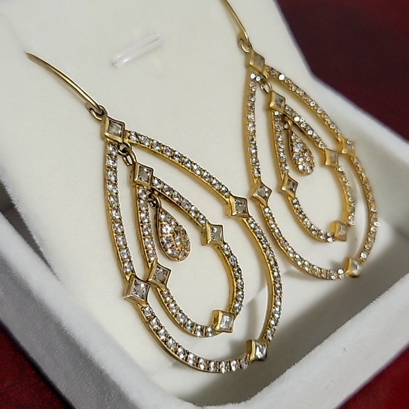 chandelier silver earrings - Picture 2 of 5